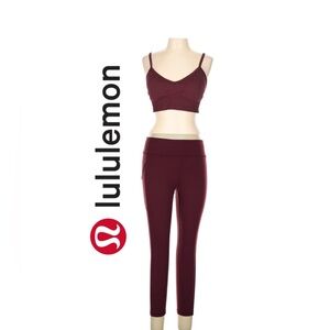 Lululemon Garnet Activewear Set